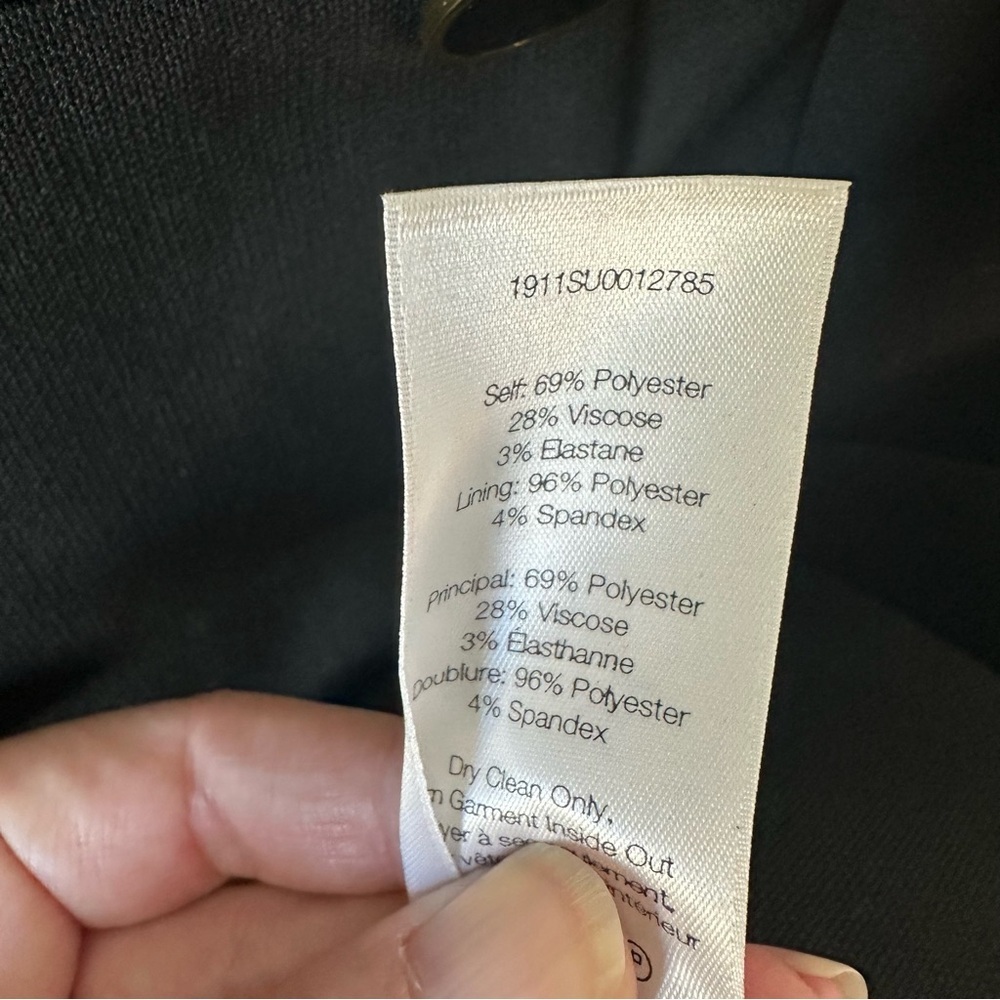 Veronica Beard Doreen Suit Black Mini Dress SZ US 4 - Picture 7 of 8